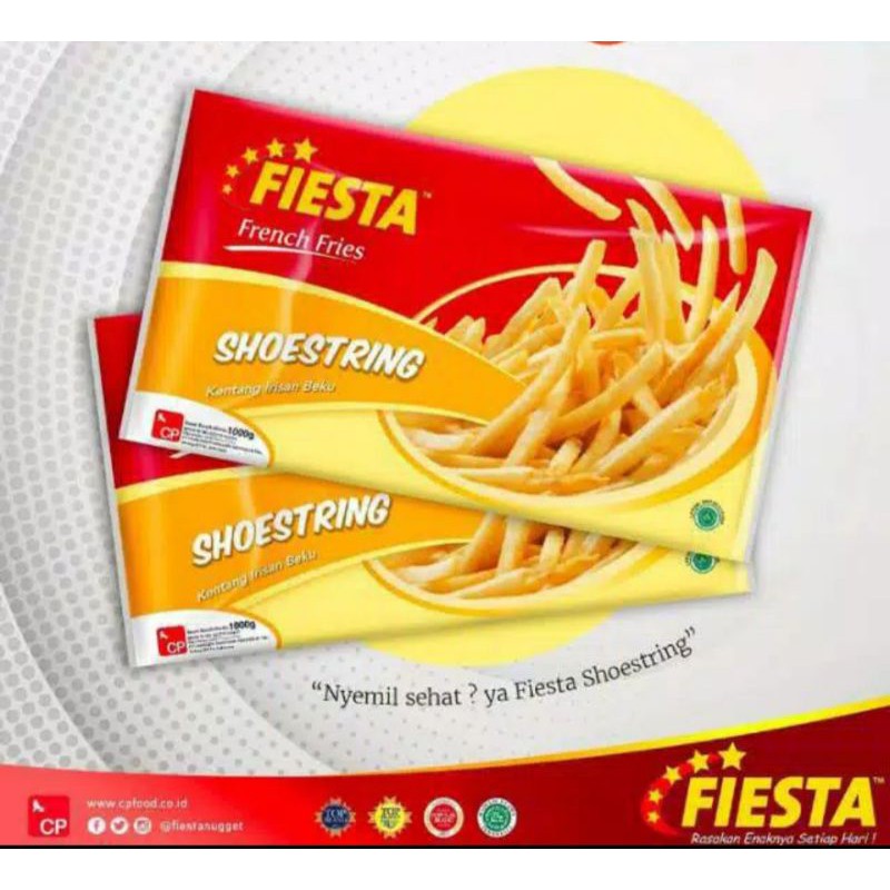 

Fiesta Kentang Shoestring 500gr & 1 kg | Premium