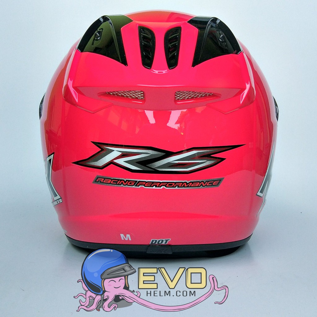 NHK R6 SOLID Half Face - Single Visor MAGENTA