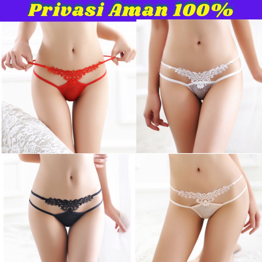 Pakaian Dalam Celana Dalem Wanita G String Seksi Sexi CD Cawet Wanita Dewasa Hot Promo COD