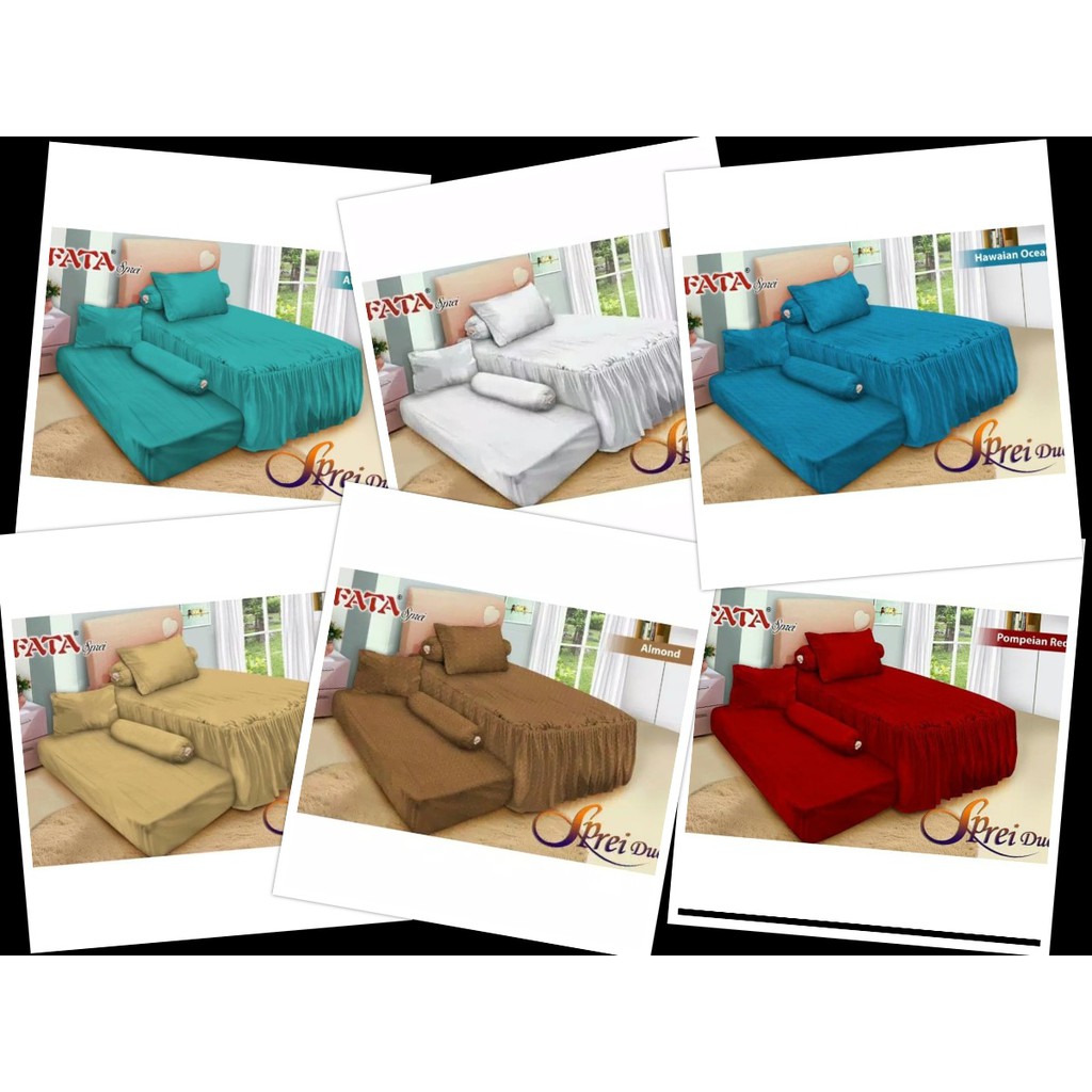 FATA POLOS - SPREI DUO KASUR SORONG 2IN1 EXTRA SINGLE SIZE 100X200 / 90X200