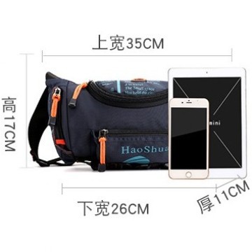 Tas Selempang Pria Tas Kanvas Tas Sling Bag HAOSHUAI ORI 100% - (HSCC)