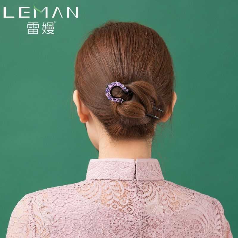 SIRKAM RAMBUT KOREA WANITA ELEGAN KRISTAL ZIRKON MOTIF BARU ORIGINAL IMPORT