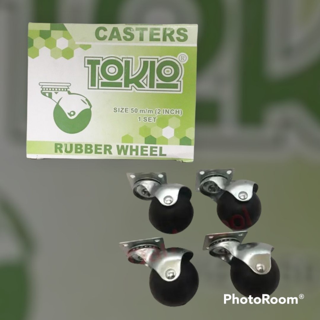 RODA CASTER HITAM TOKIO