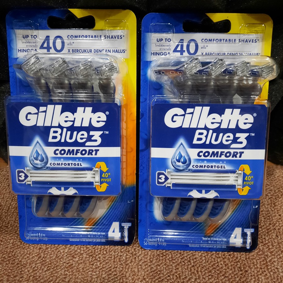 Gillette Blue 3 Comfort Comfortgel isi 4 Gilette Original