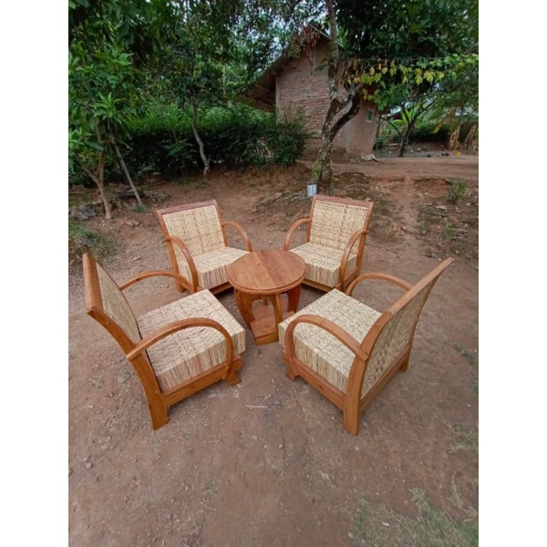 kursi tamu kursi teras rotan