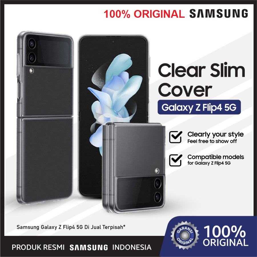 SAMSUNG Clear Slim Cover Galaxy Z Flip4 5G Original