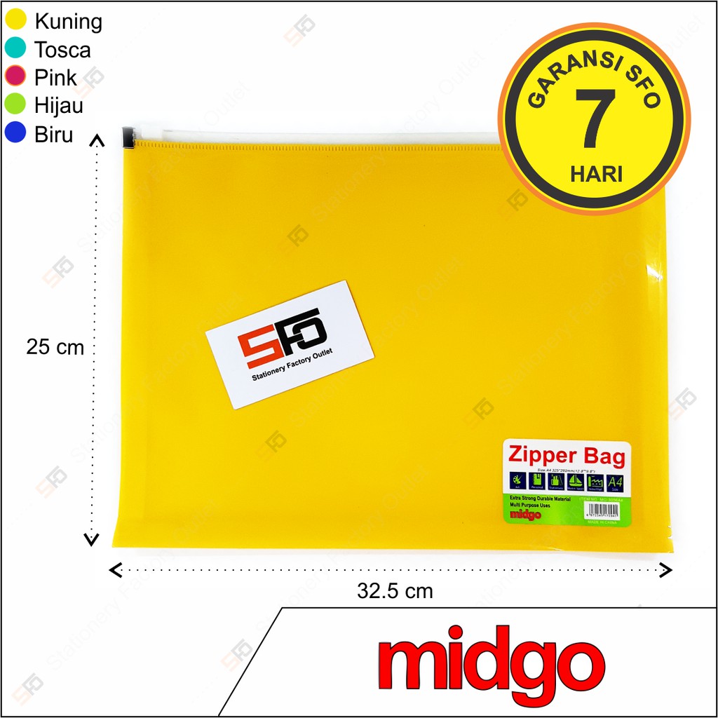 

Zipper Bag MIDGO A4 - 3056