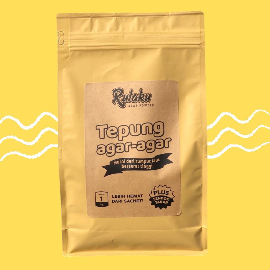 

Tepung Agar Agar murni / tepung serbaguna / tepung high quality 1kg Tanpa Pengawet Dijamin Enak Irit
