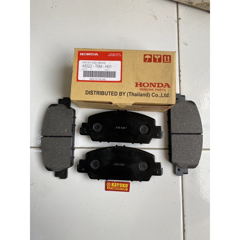 KAMPAS REM DEPAN HONDA HRV BRAKE PAD HRV 45022-T6M-H01