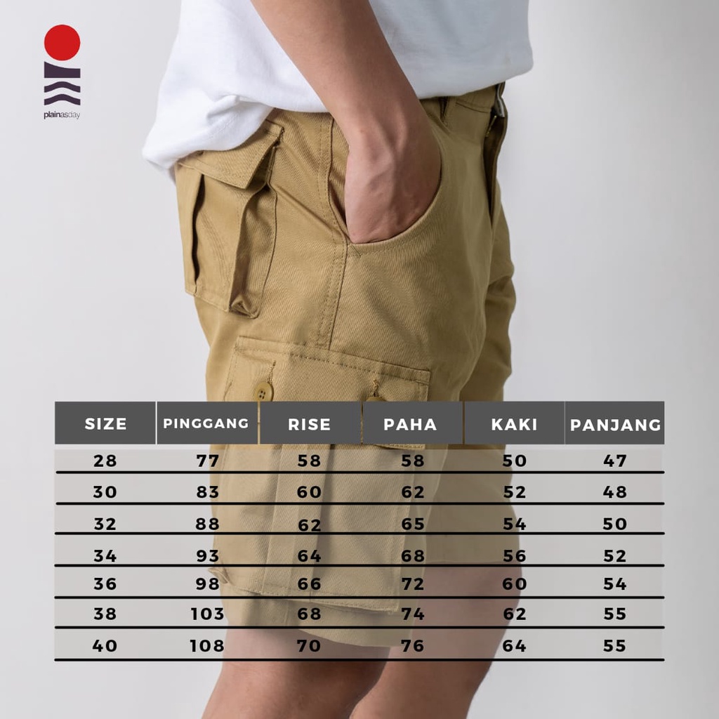 Relax Short Cargo Pants - Dark Grey