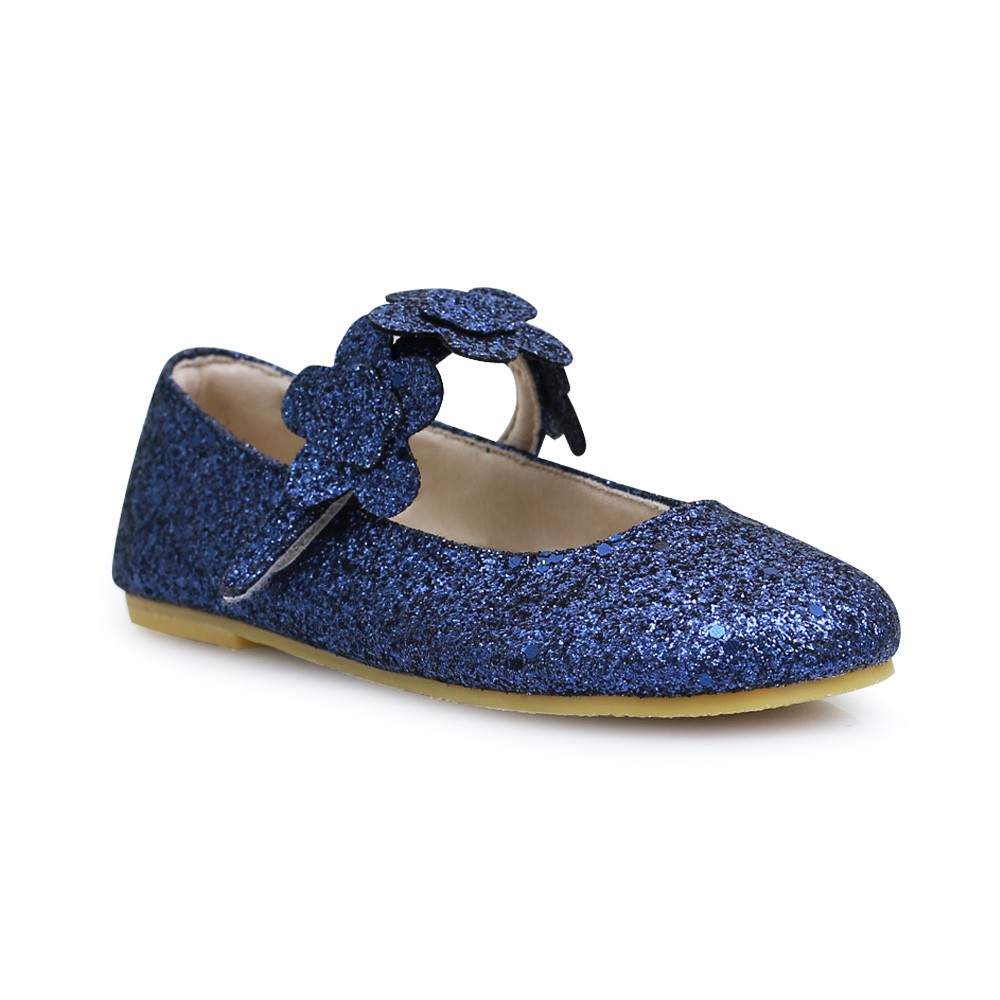 KHK by Khakikakiku  Florry Blue Flats Shoes Kids