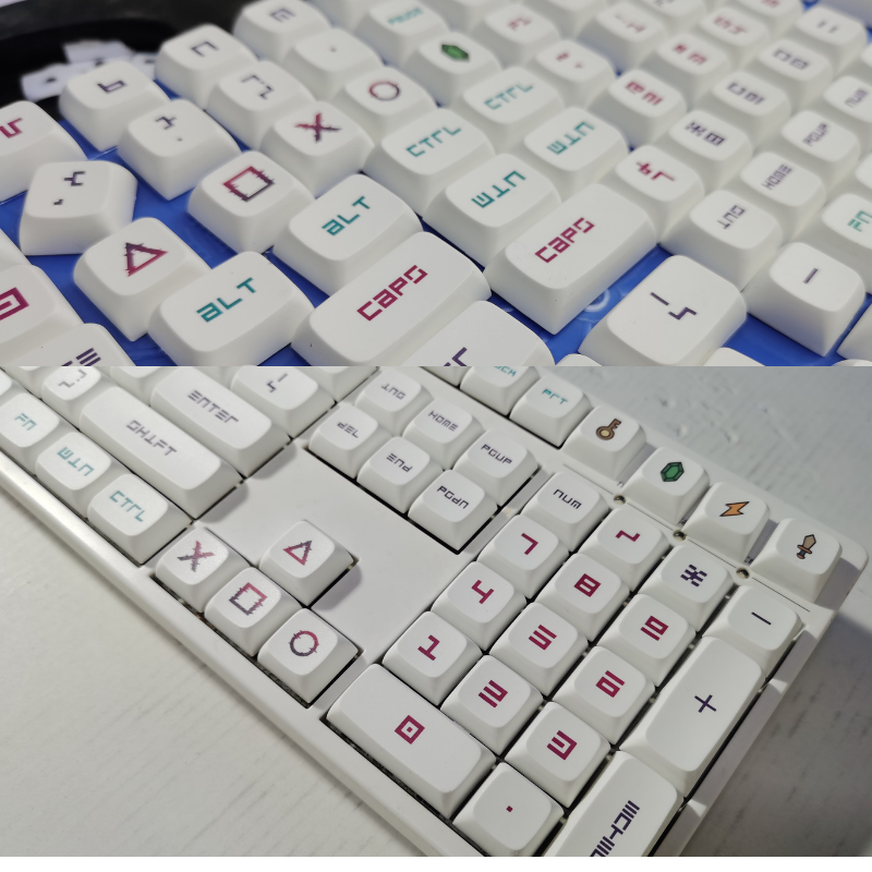 Keycap Keyboard Mekanikal 179 Tombol Tema Video Game Bahan Pbt