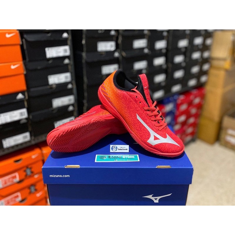 Sepatu Futsal Mizuno Basara Sala Pro IN RED Q1GA193103 Original BNIB