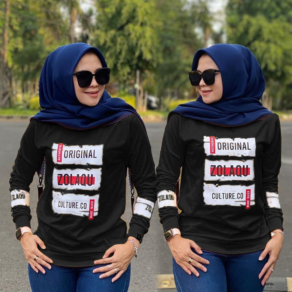 INDOBEST SWEATER CULTURE / BLOUSE WANITA LENGAN PANJANG ATASAN