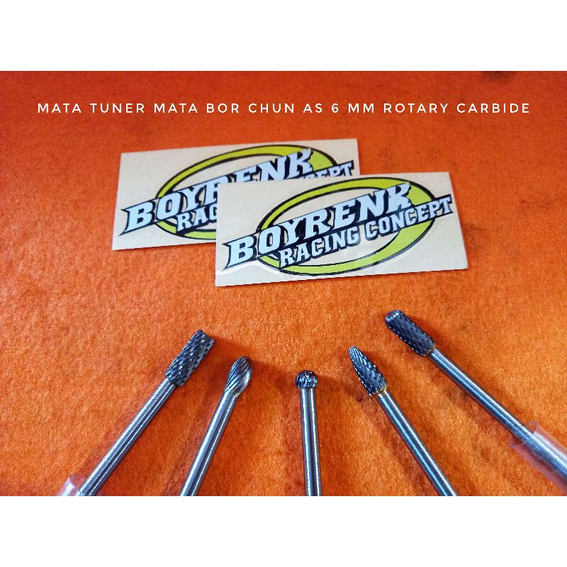 MATA TUNER MATA BOR CHUN TUNER ROTARY CARBIDE FILE AS 6 mm - BOYRENK RACING CONCEPT