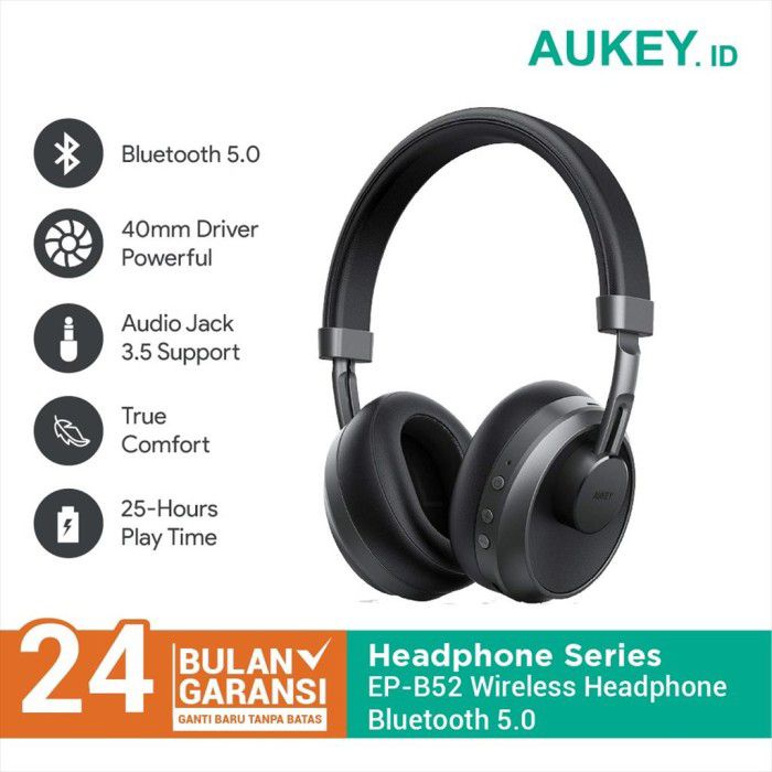 Aukey Wireless Headphone Bluetooth 5.0 - EP-B52 - 500932