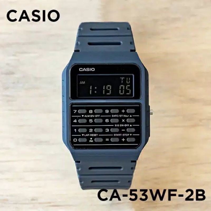 Ready!! Paling Laris Casio Original CA-53WF-1B  Jam Tangan KALKULATOR CALCULATOR3 CA53