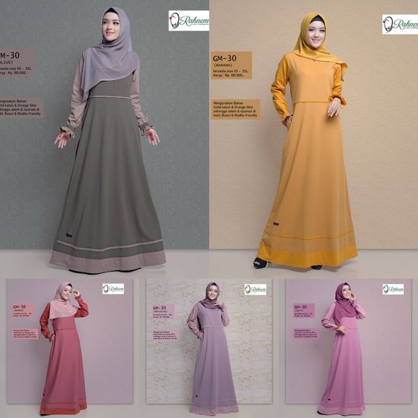 COD Gamis Rahnem 30 Gamis Kaos Rahnem Gamis Dewasa Promo Gamis Rahnem Baju Muslim Wanita Rahnem Term