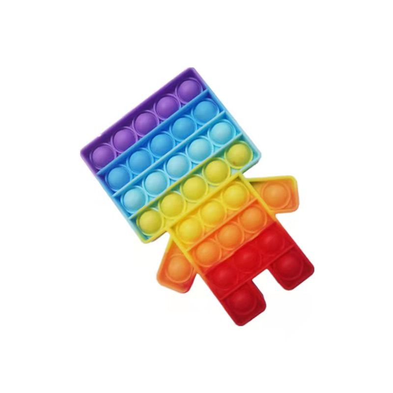 [Grosir] POP IT MURAH RAINBOW UNICORN/AMONG US fidget push Pop Its-Robot