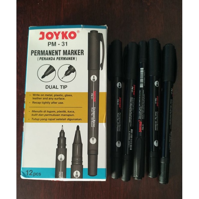 

Joyko Permanent Marker Spidol Permanen Dual Tip