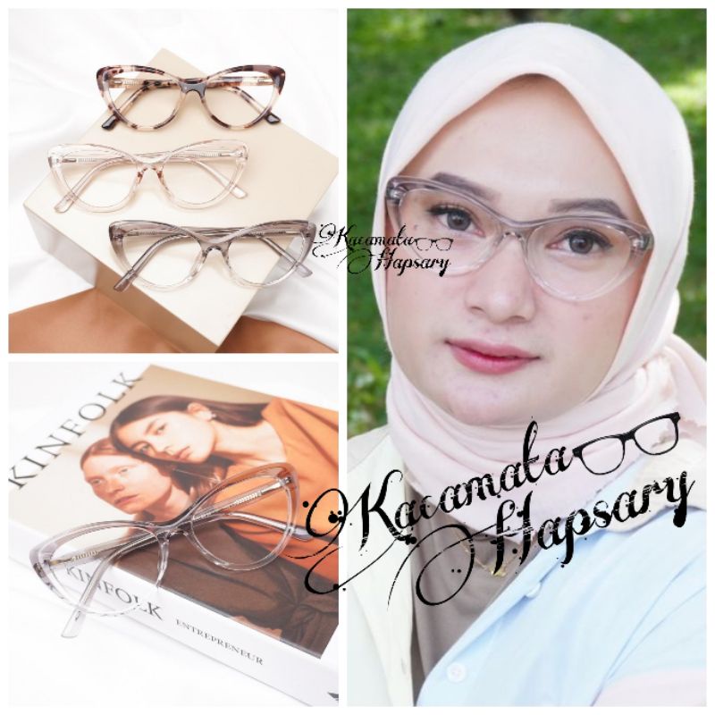 FRAME KACAMATA WANITA CAT EYE 7016 ANTI RADIASI KOMPUTER | KACAMATA MINUS | KACA MATA PLUS | KACAMATA PHOTOCROMIC | KACA MATA BLUERAY