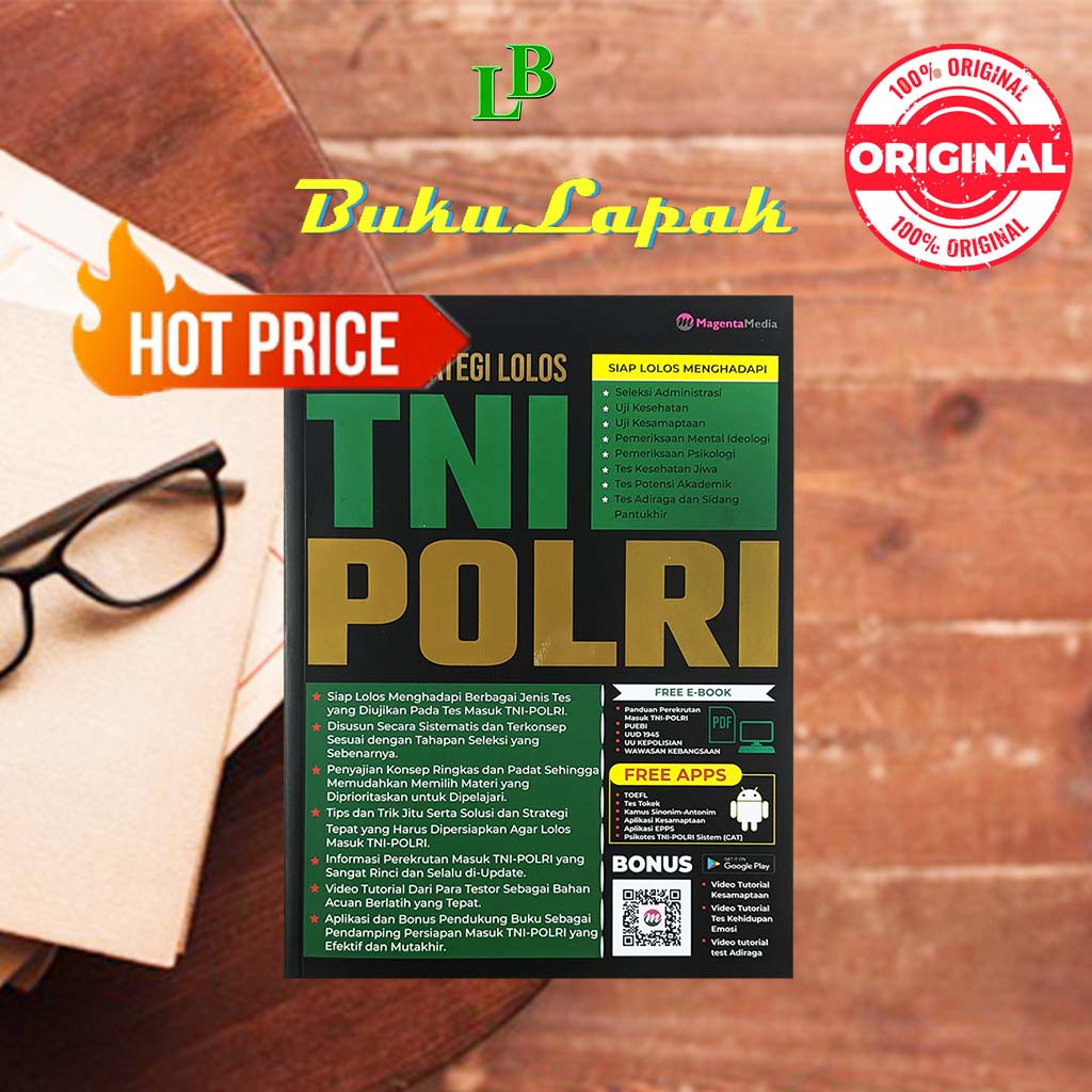 Buku Tes TNI POLRI 2022 - Bedah Strategi Lolos TNI POLRI - Buku TNI POLRI 2022