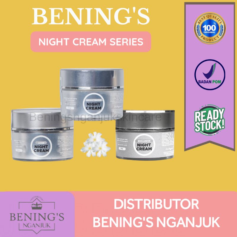 NIGHT CREAM BENING'S SKINCARE DR OKY PRATAMA
