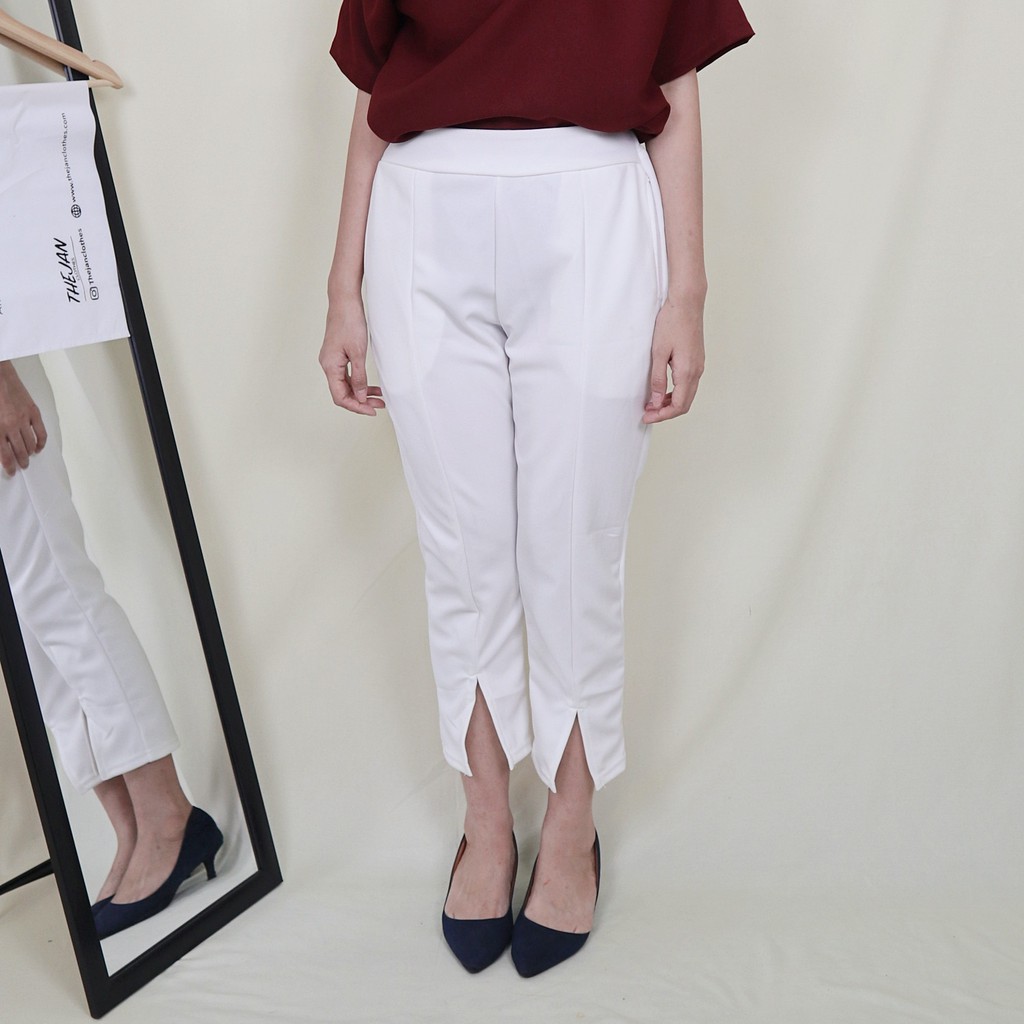 Alita pants wh - Thejanclothes