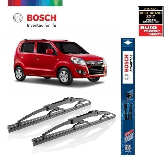 Wiper Blade Karimun Wagon BOSCH Sepasang Advantage 18-20&quot; ORIGINAL