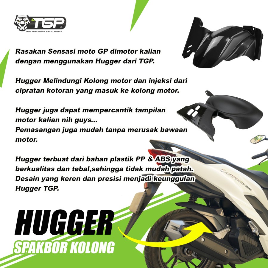 FGH Hugger Spakbor Kolong Belakang Mio M3 Mio Z Mio 125 Mio S X-Ride 125 Fino 125 Soul GT 125 TGP