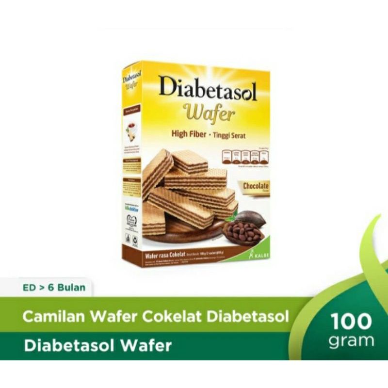 

Diabetasol wafer chocolate 2 x 50 gr