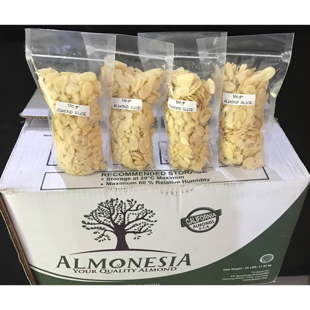 

ALMOND SLICE ALMONESIA REPACK 100gr