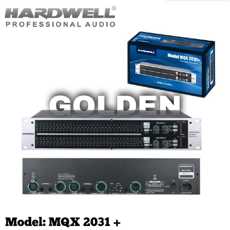Equaliser Hardwell MQX-2031 + Original Equalizer Hardwell MQX 2031 Plus