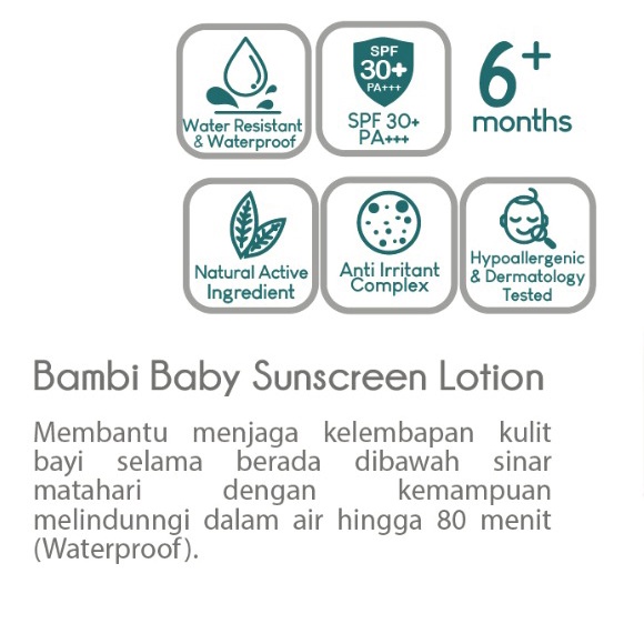 Bambi Baby Sunscreen Lotion 100ml