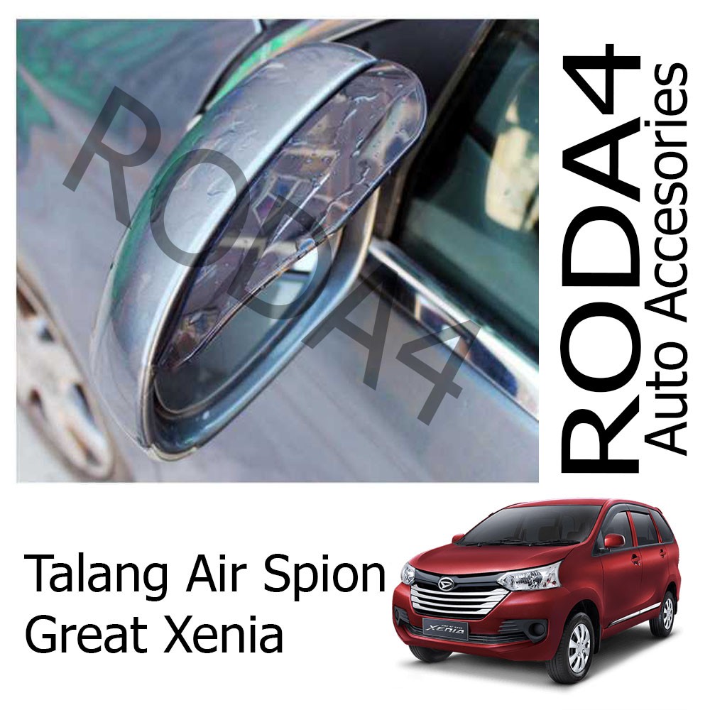 Talang Air / Mika Pelindung Spion Mobil dari Hujan (1 Set Isi 2) Great New Xenia