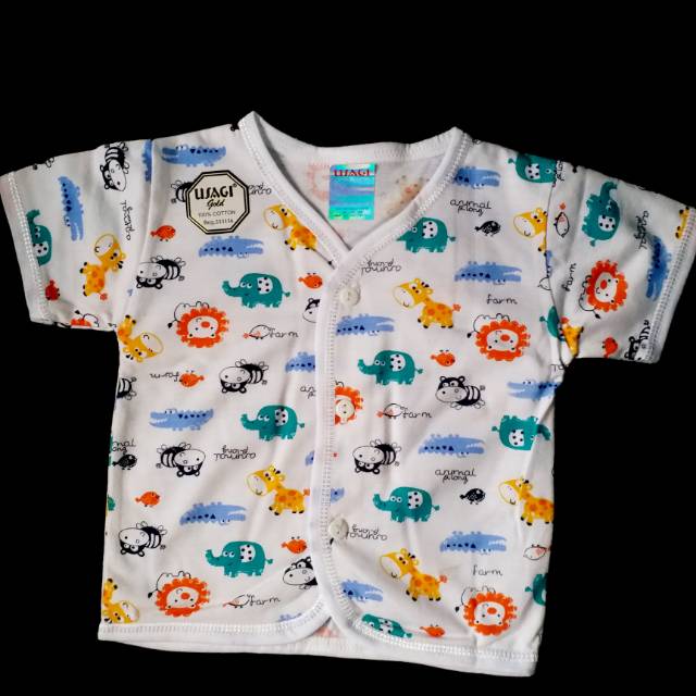3 pcs baju bayi usagi lengan pendek