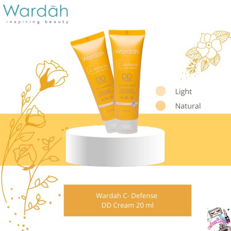 ☃Cutezz_Ching1☃Wardah C Defense DD Cream 20ml