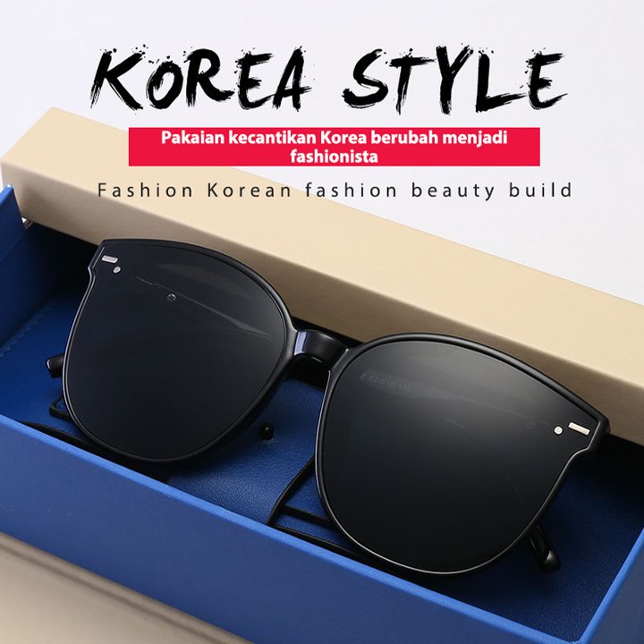 【Ready Stock】Kacamata HitamKorean Fashion Wanita Pria Sunglassess Unisex Matahari UV400  Melindungi 2023 Terbaru  Simple Murah COD