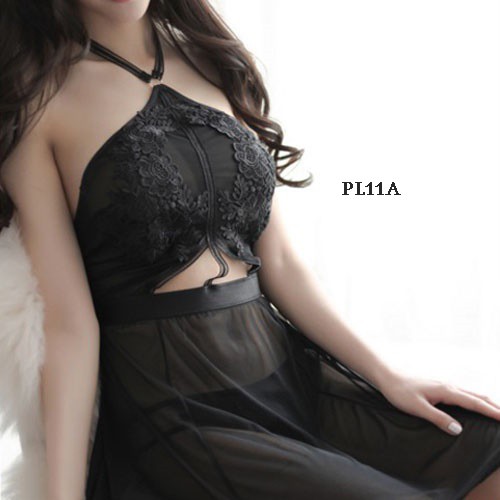 [PRODUK FAVORIT] SEXY LINGERIE BAJU TIDUR SEKSI LINGERIE SLEEPWEAR PREMIUM HITAM PL11A