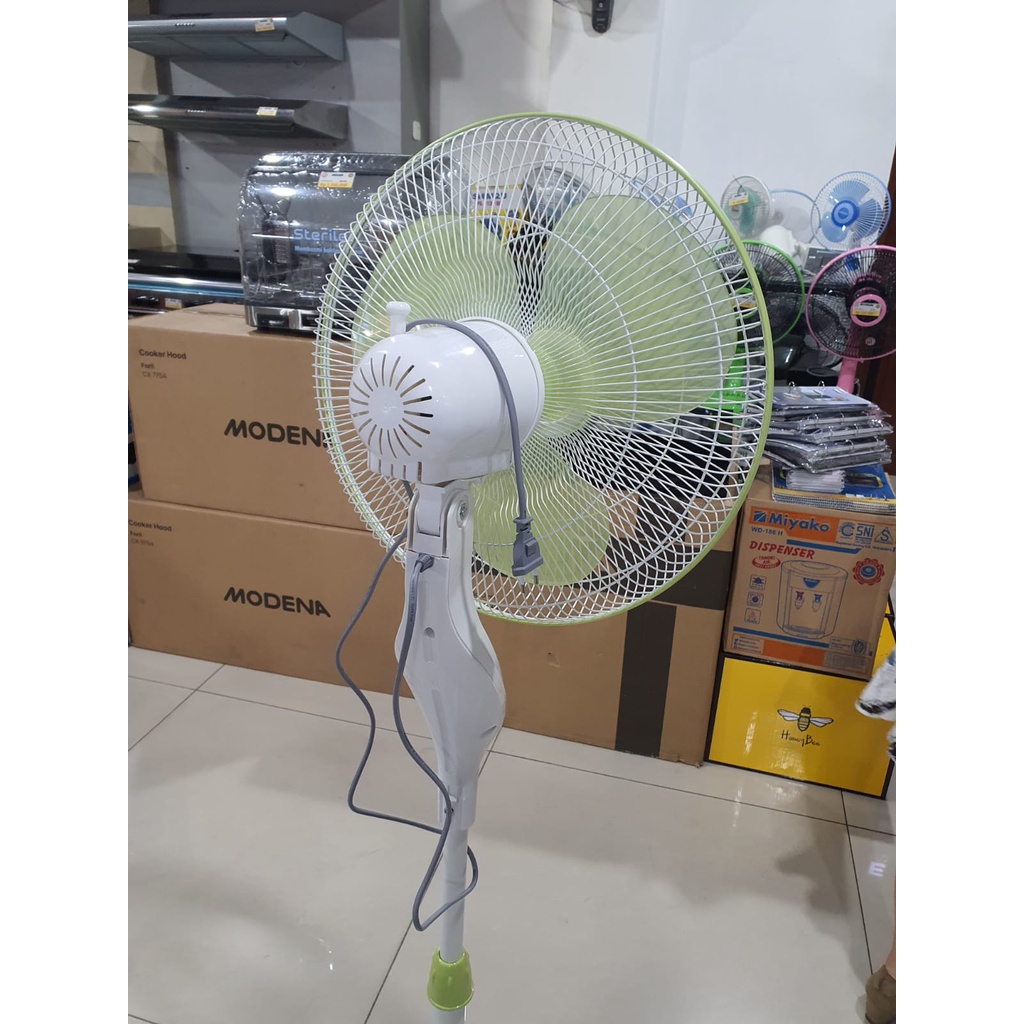 MIYAKO STAND FAN 16&quot; KAKI PETAK KAS-1627KB