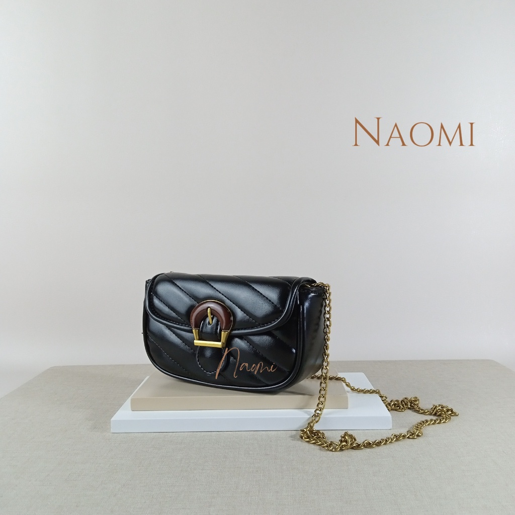 Naomi - Premium Karyl Bag Fashion Wanita - Tas Wanita selempang tali rantai - Tas PU Leather Premium murah - Naomi Bag - Tas Wanita tas pesta tas hp