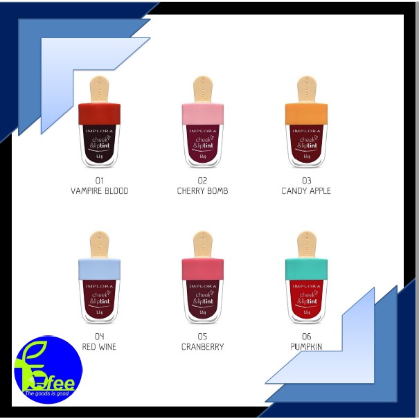 ICL0 - Implora Cheek &amp; Liptint Original /Liptint Ice Cream 5.5 gr