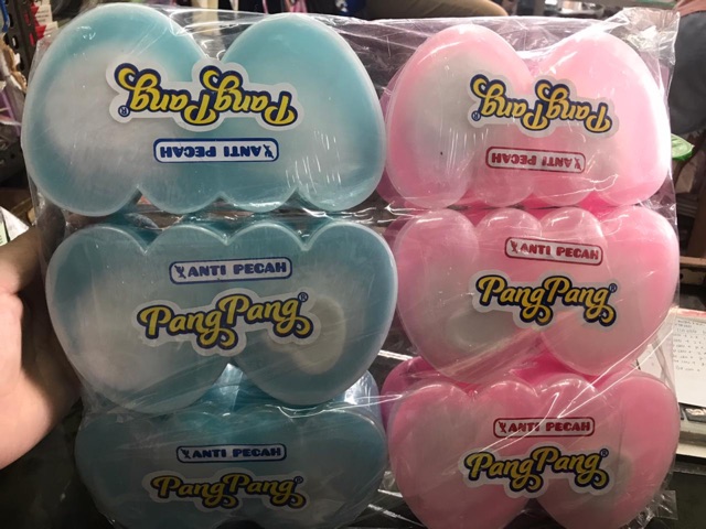 Tempat bedak pang pang love / tempat bedak anti pecah / tempat bedak bayi