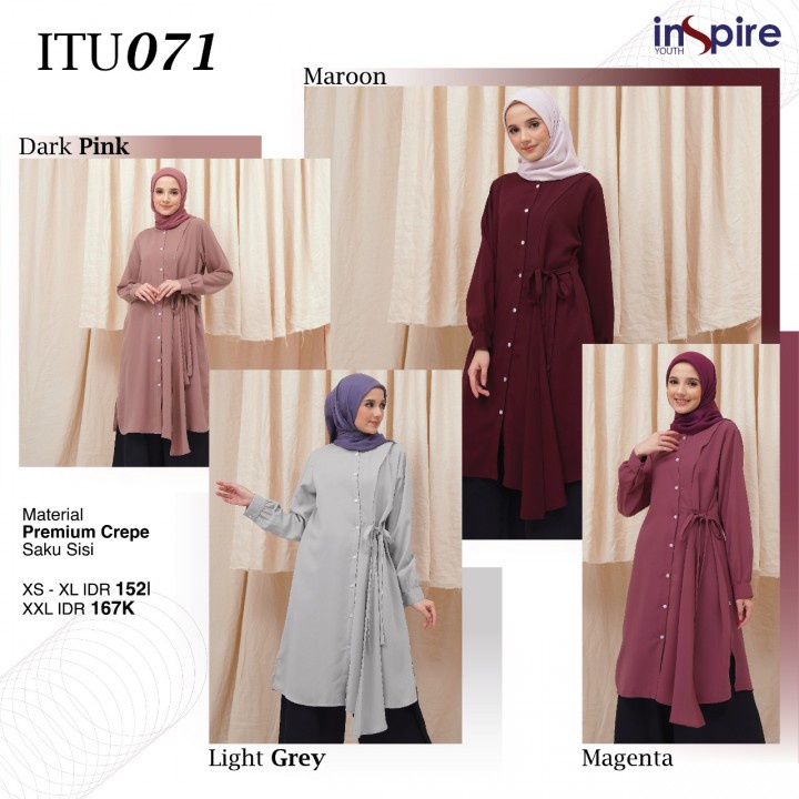 Tunik ITU 071 / Fashion Muslim Tunik Terbaru 2022