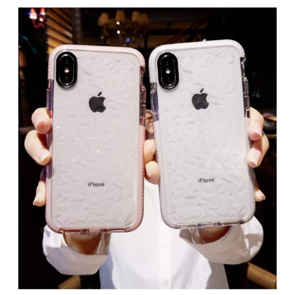 Case Pola Berlian Warna Permen Untuk iPhone X 6S 7 8 11 11 pro max 12 13 14 pro max