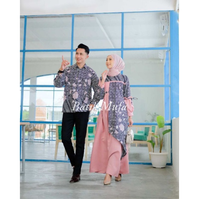 ( ADA ANAK!! )SET COUPLE GAMIS ALEEYA DRESS , BAJU GAMIS LEBARAN TERBARU 2022 , GAUN HARI RAYA BAJU COUPLE LEBARAN