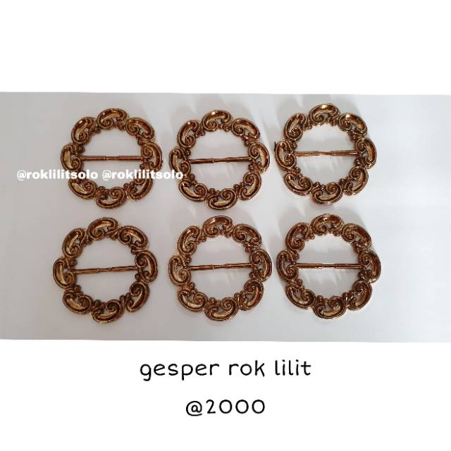 gesper  ring untuk rok lilit