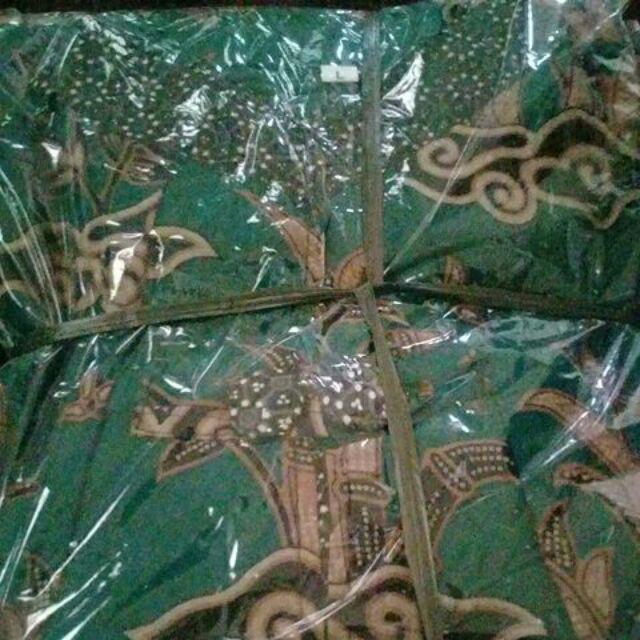 Set Batik Tradisional Couple • Blouse Bolero Hem Batik Pria • Atasan Batik • Motif Bambu