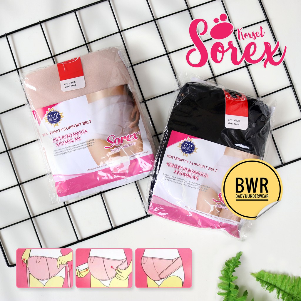 SOREX Korset Penyangga Kehamilan Korset Hamil 4427 Stagen Wanita Ibu Hamil Maternity Support Belt 4427 Anti Gatal | BWR