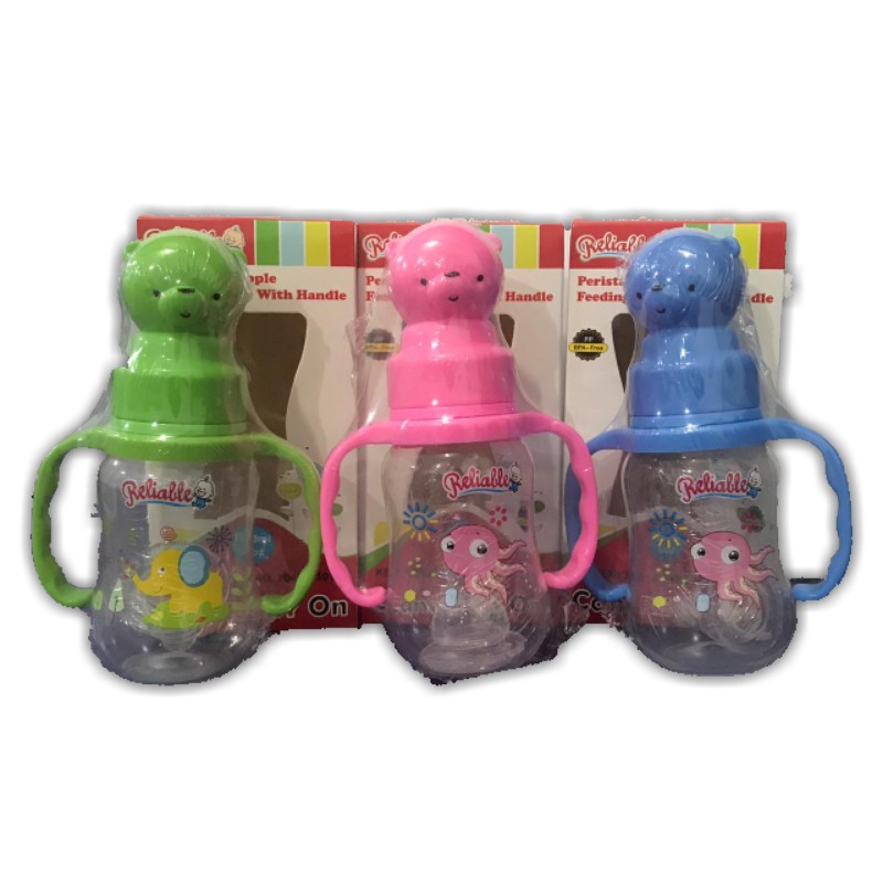 Reliable Botol Susu Bayi Gagang Bear 150ml